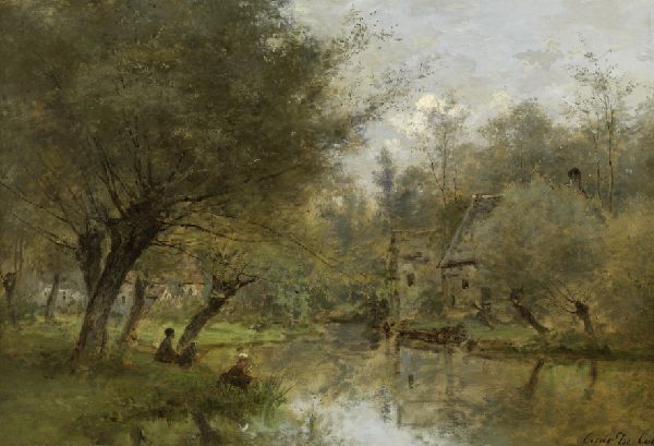 César De Cock, Landscape near Saint-Germain-en-Laye