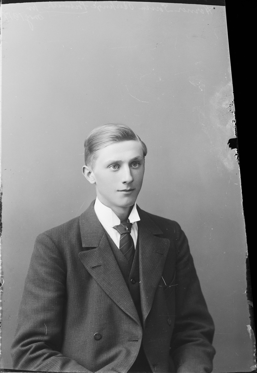 Skötsner-Edhlund, Werner Persson från Berkinge, Forsmarks socken, Uppland 1917