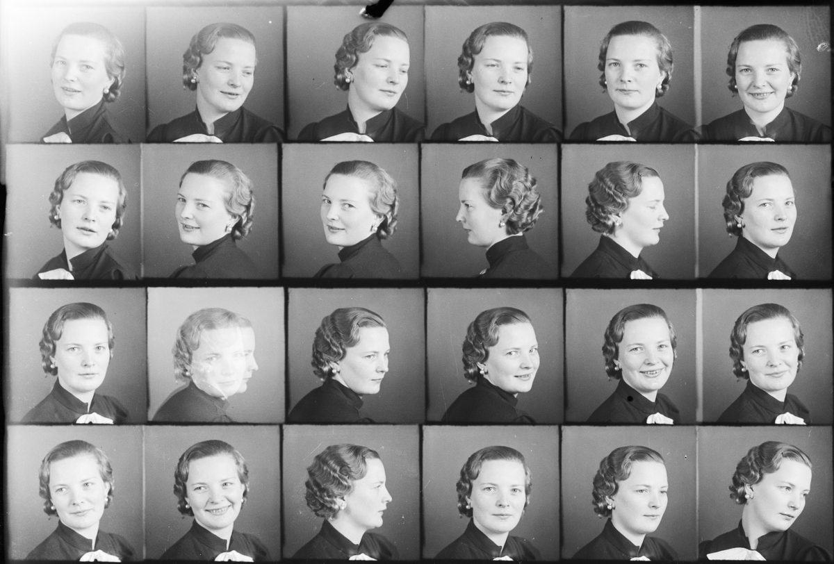 Skötsner-Edhlund, "Fröken" Gustavsson från Östhammar, Uppland 1936
