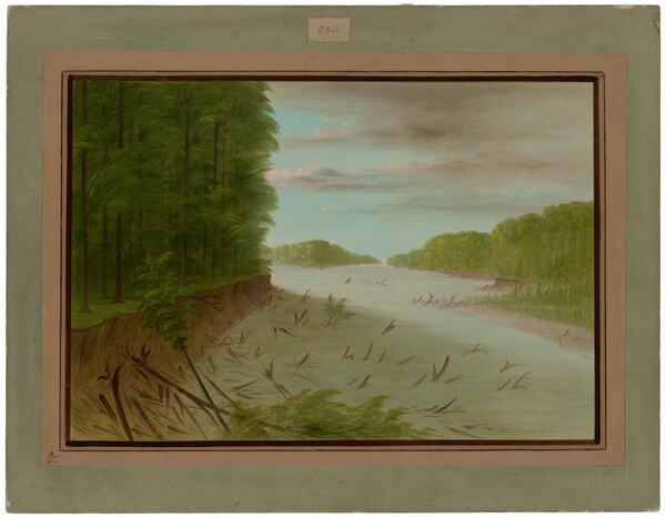 George Catlin, Scene from the Lower Mississippi