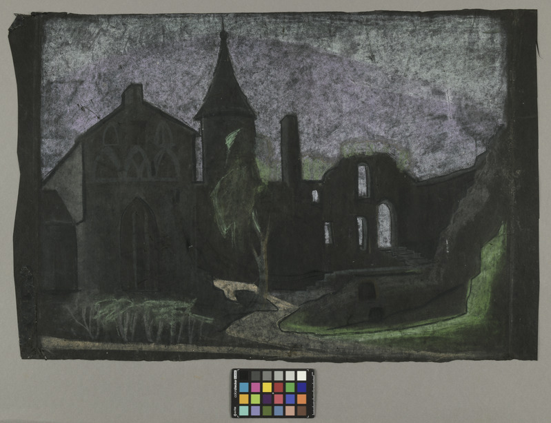 Unknown artist, Joonistus - Väike linnus