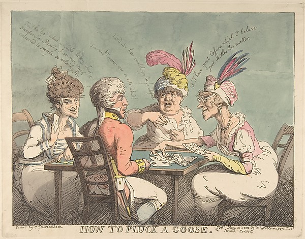 Thomas Rowlandson, How to Pluck a Goose