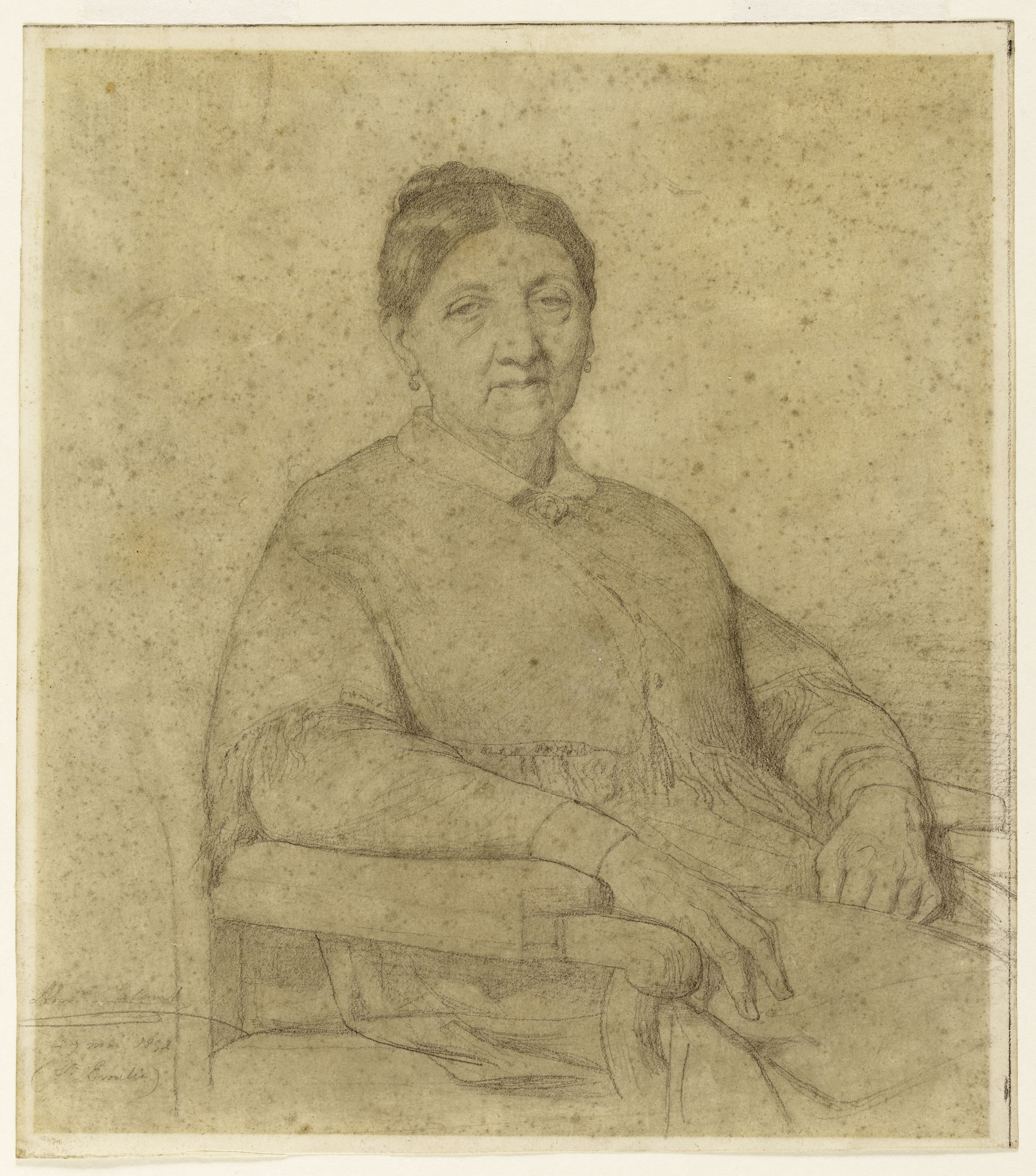 Alexandre Cabanel, Portrait de Mme Paccini, mère de Me Paton