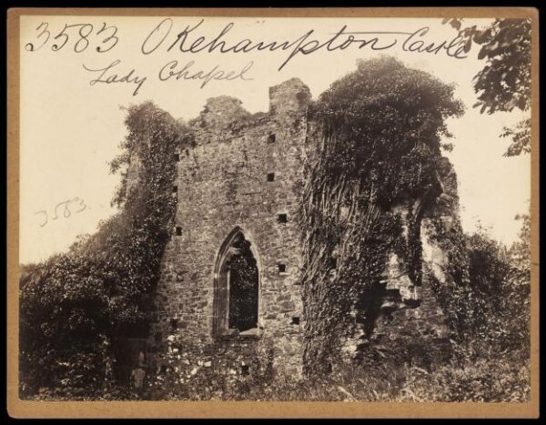 Francis Frith, Okehampton Castle.  Lady Chapel