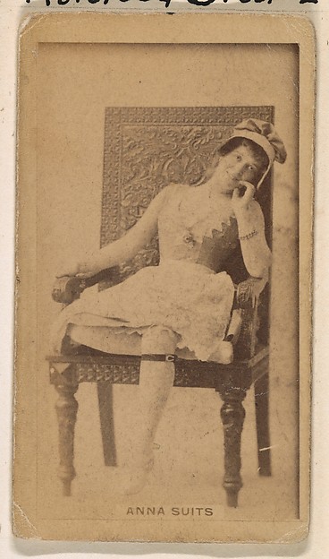 Kinney Brothers Tobacco Company, Anna Suits, from the Actresses series (N245) issued by Kinney Brothers to promote Sweet Caporal Cigarettes