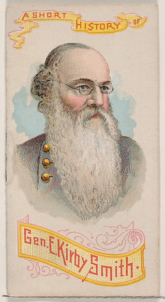 W. Duke, Sons & Co., A Short History of General Edmund Kirby Smith, from the Histories of Generals series of booklets (N78) for Duke brand cigarettes