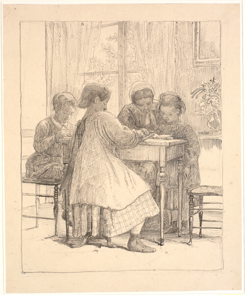 Wilhelm Marstrand, Lektielæsning