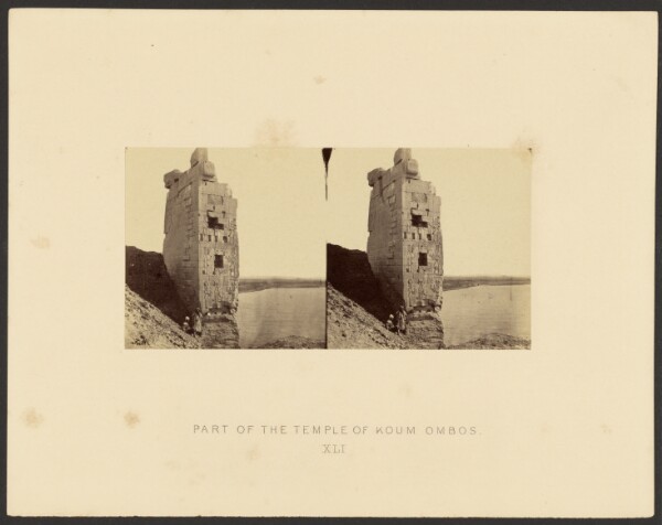 Francis Frith, Part of the Temple of Koum Ombos