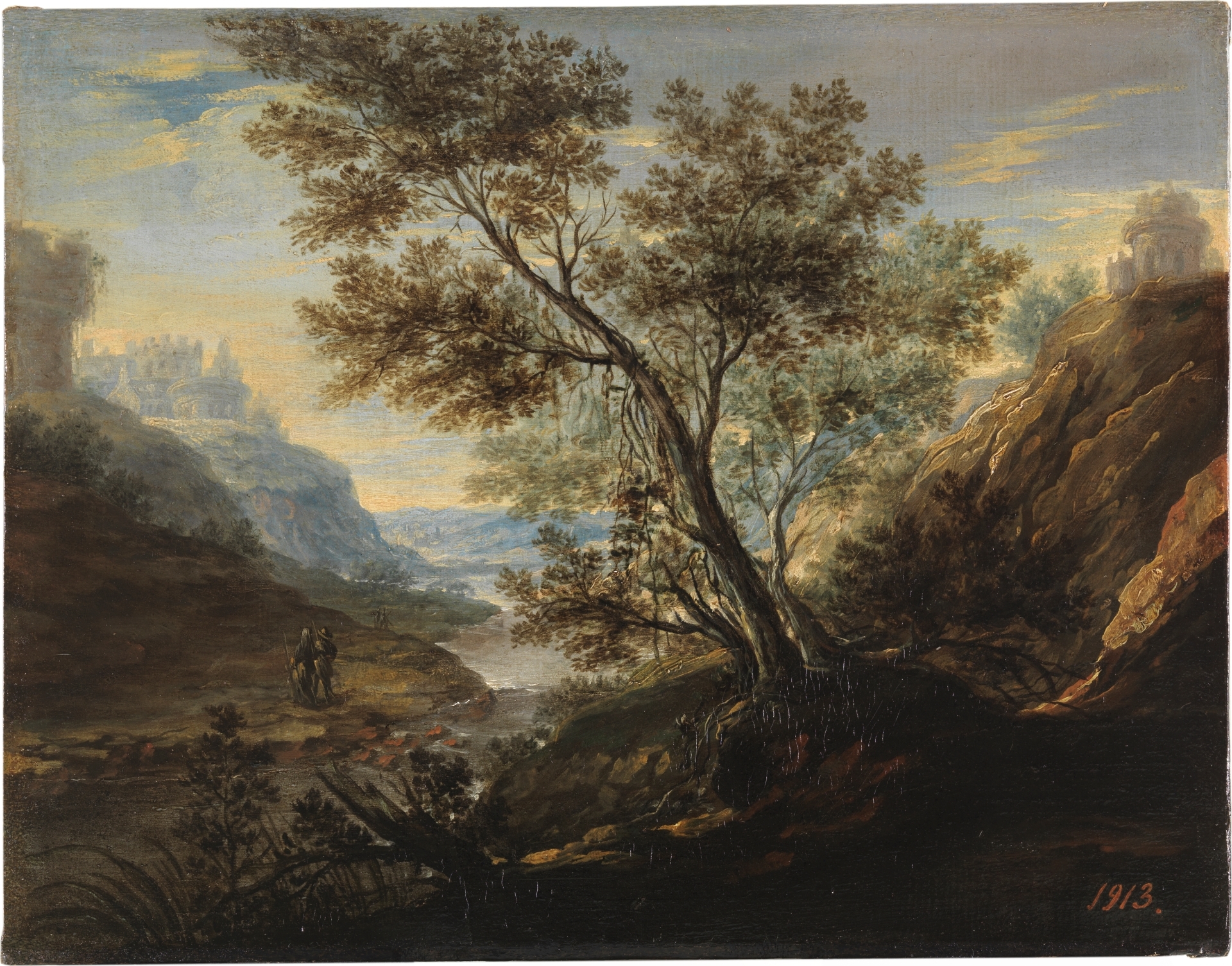 Pedro Rodriguez de Miranda, Landscape with Figures