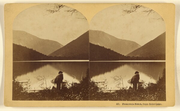 Benjamin West Kilburn, Franconia Notch, from Echo Lake.