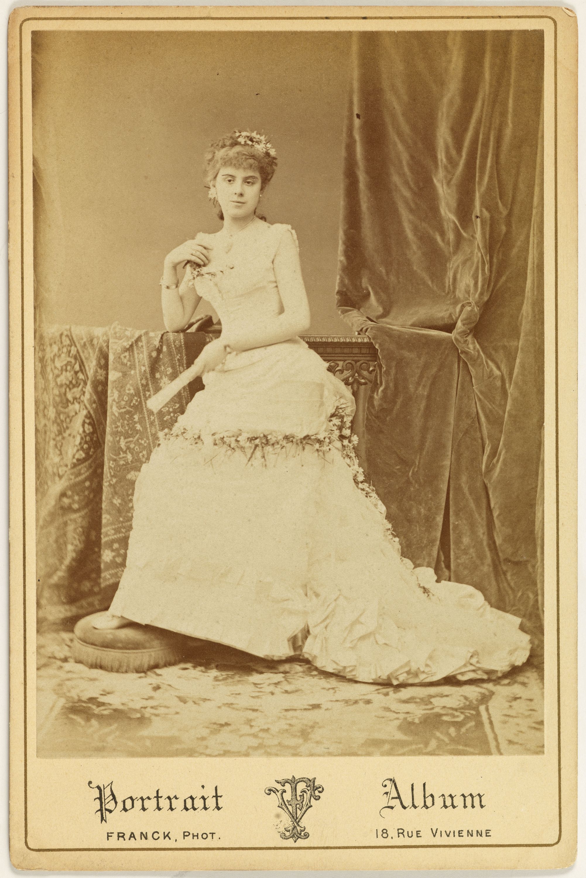 Franck, Portrait d'Alice Biot, danseuse