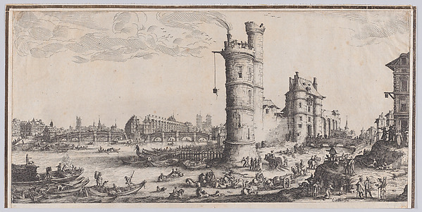 Anonymous, Copy of Vue du Pont-Neuf (View of the Pont-Neuf), from "Les Deux Grandes Vues de Paris" (The Two Large Views of Paris)