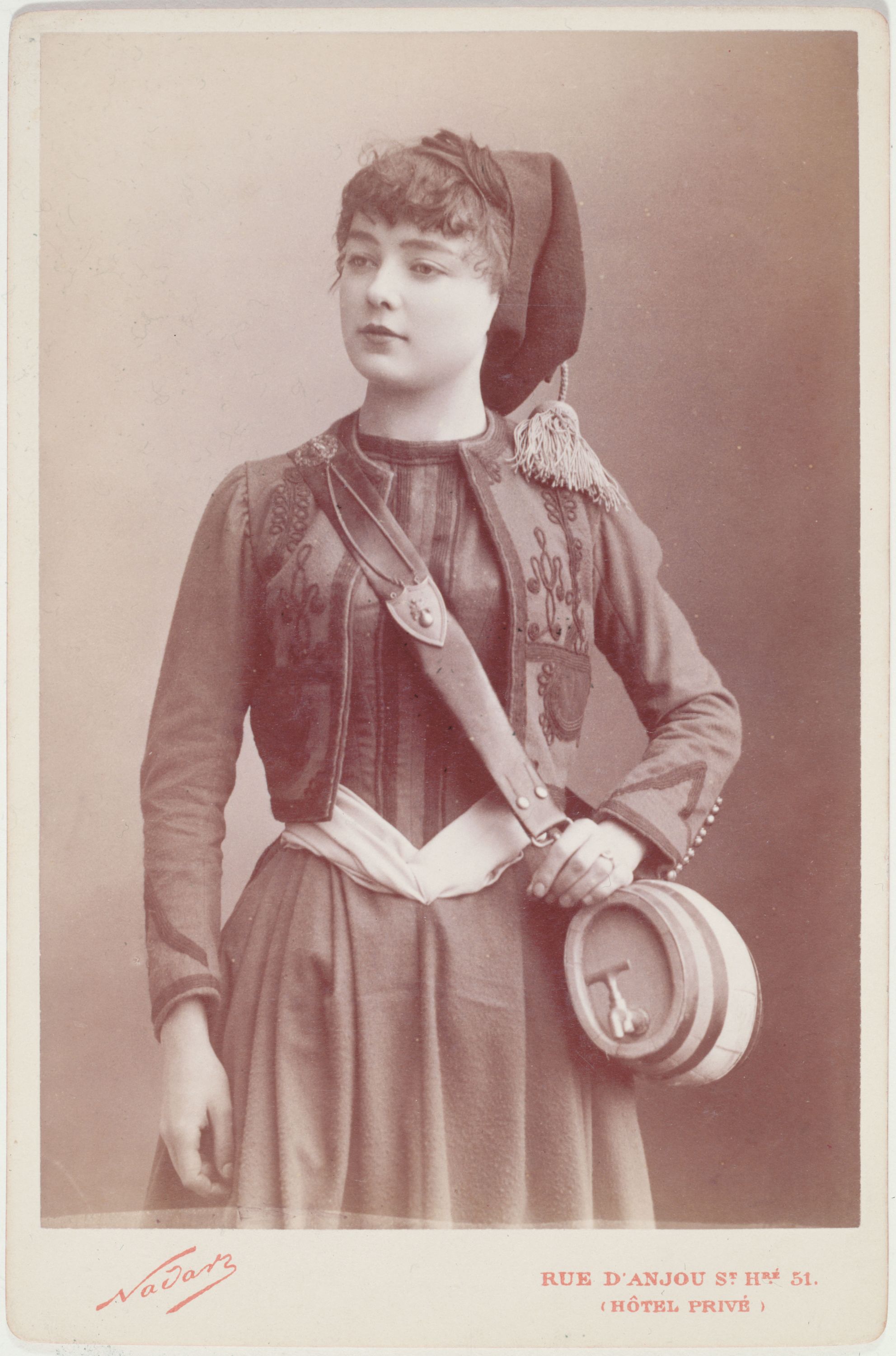 Atelier Nadar, Portrait de Nicks, actrice