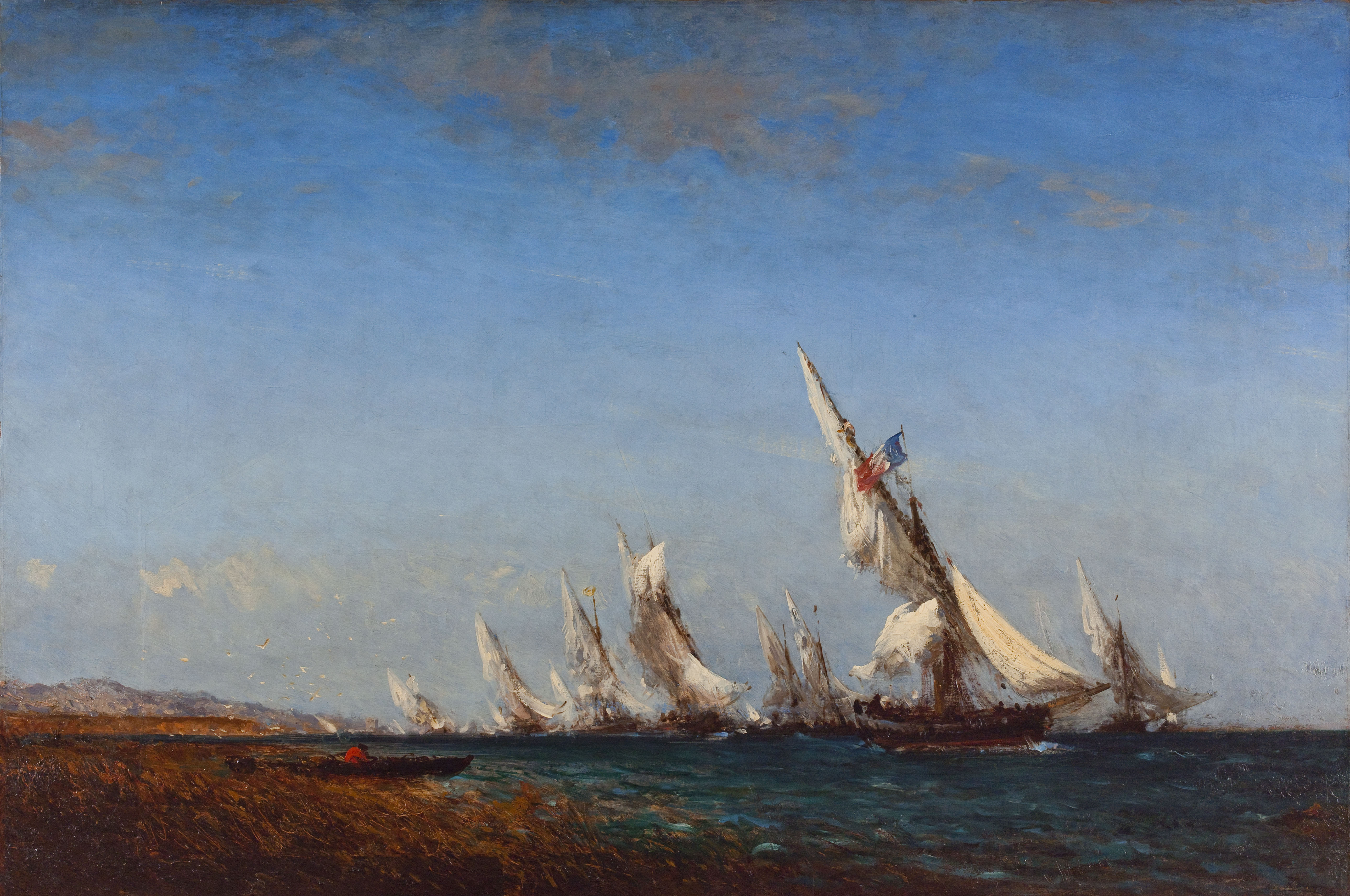 Félix Ziem, Rentrée de pêcheurs à Martigues