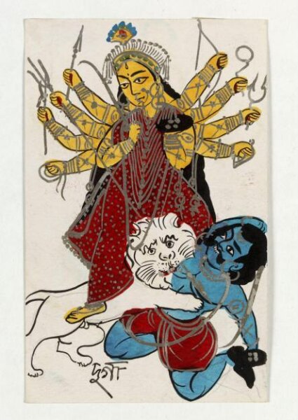 Unknown, Durga and Mahishasura