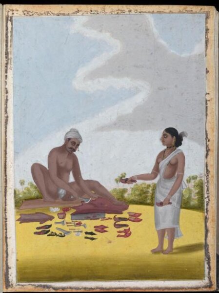 Unknown, A shoemaker and his wife