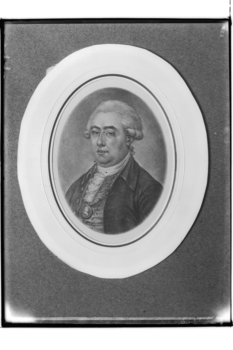 Samuel Lindskog, Oil painting depicting von Aken, by unknown painter. Shower Axel Söderlindh.