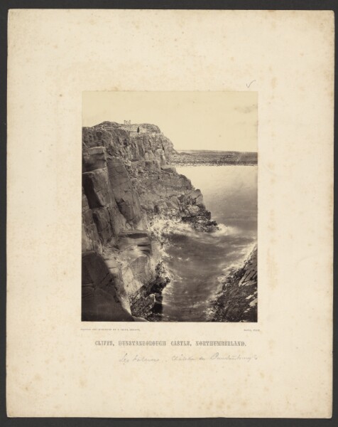 Francis Frith, Cliffs, Dunstanborough Castle, Northumberland