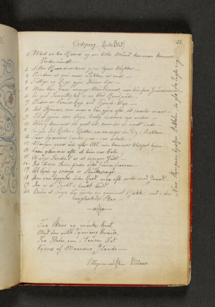 Johan Thomas Lundbye, Vers. Side 21
