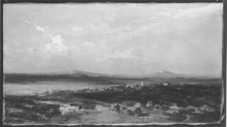 Fritz Bamberger, Spanische Landschaft (Skizze)