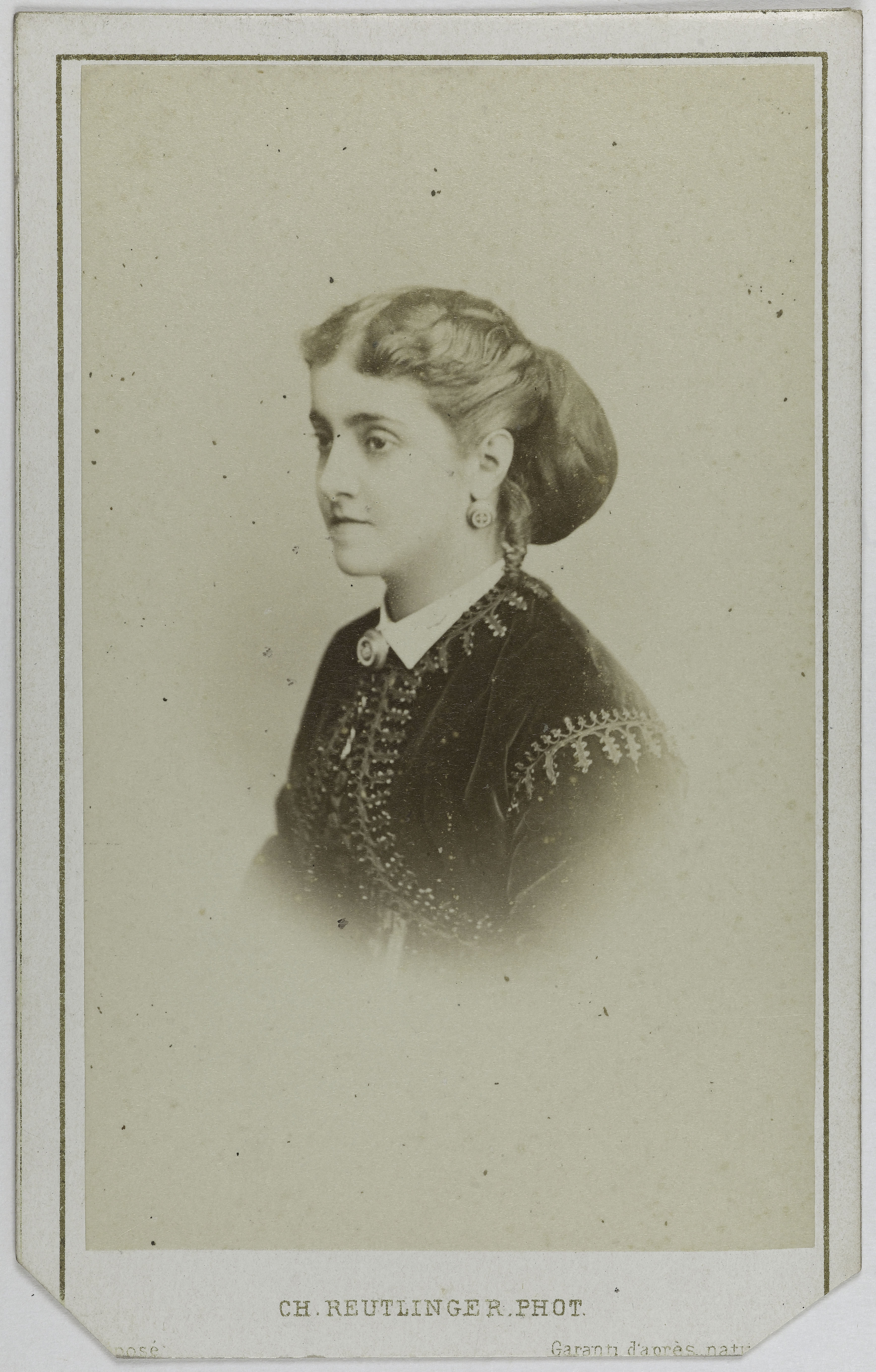 Charles Reutlinger, Portrait de Patti Adelina, (Adela-Juana-Maria, dite), (1843-1919), (chanteuse lyrique)