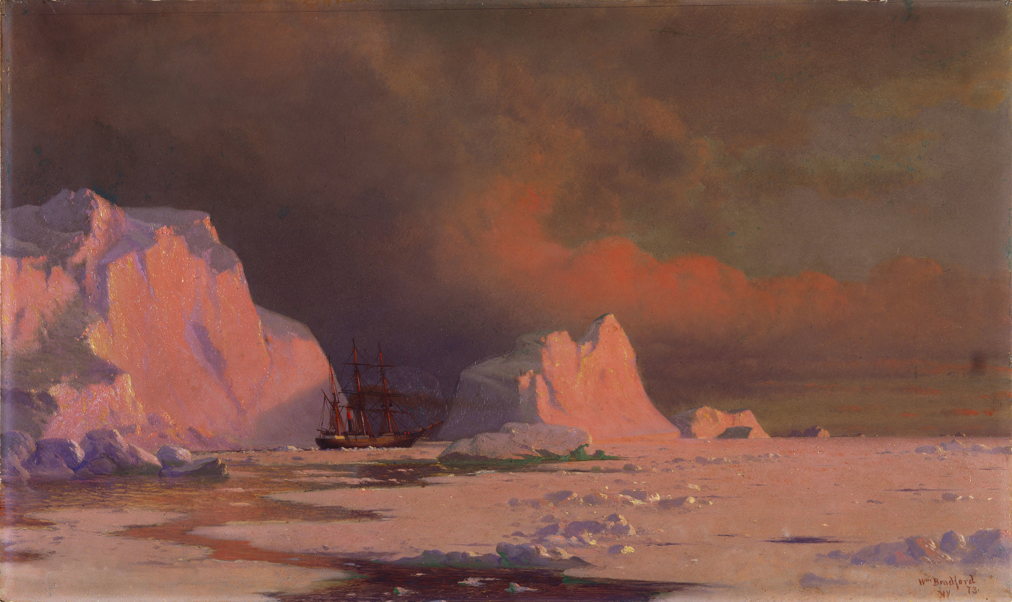 William Bradford, The 'Panther' in Melville Bay