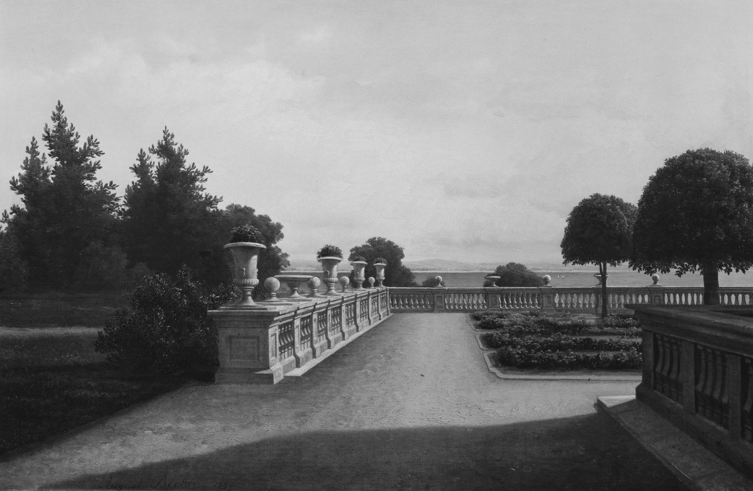 August Becker, Osborne: the Upper Terrace