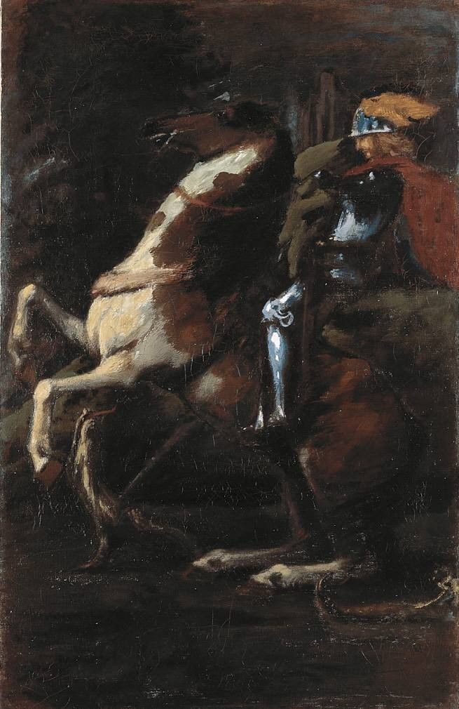 Hans von Marées, Die drei Reiter II: Hl. Georg