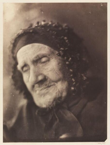 Cameron, Julia Margaret, Aged 94 Taken on the Anniversary of her 72nd Wedding day