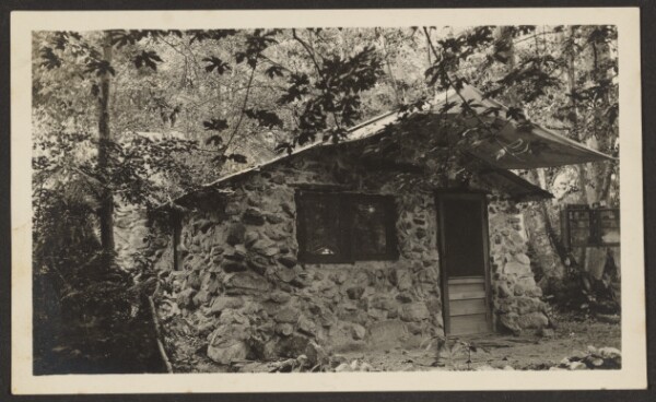 Louis Fleckenstein, [Stone House in Woods]
