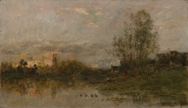 Charles-François Daubigny, Sunset on the River