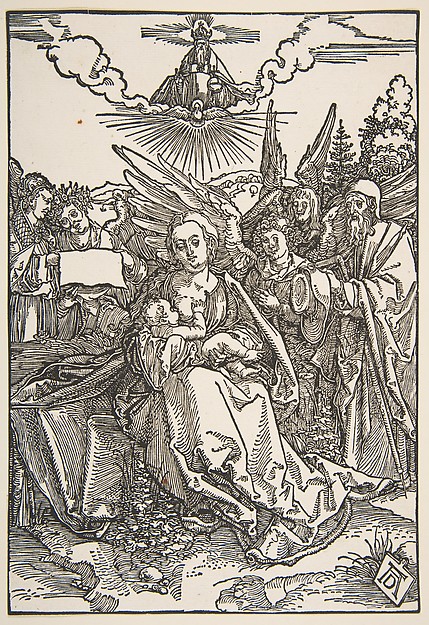 Albrecht Dürer, The Holy Family with Five Angels