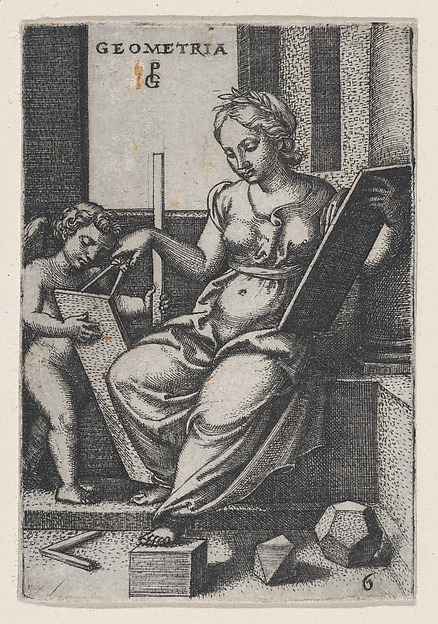 Georg Pencz, Geometria, from "The Liberal Arts"
