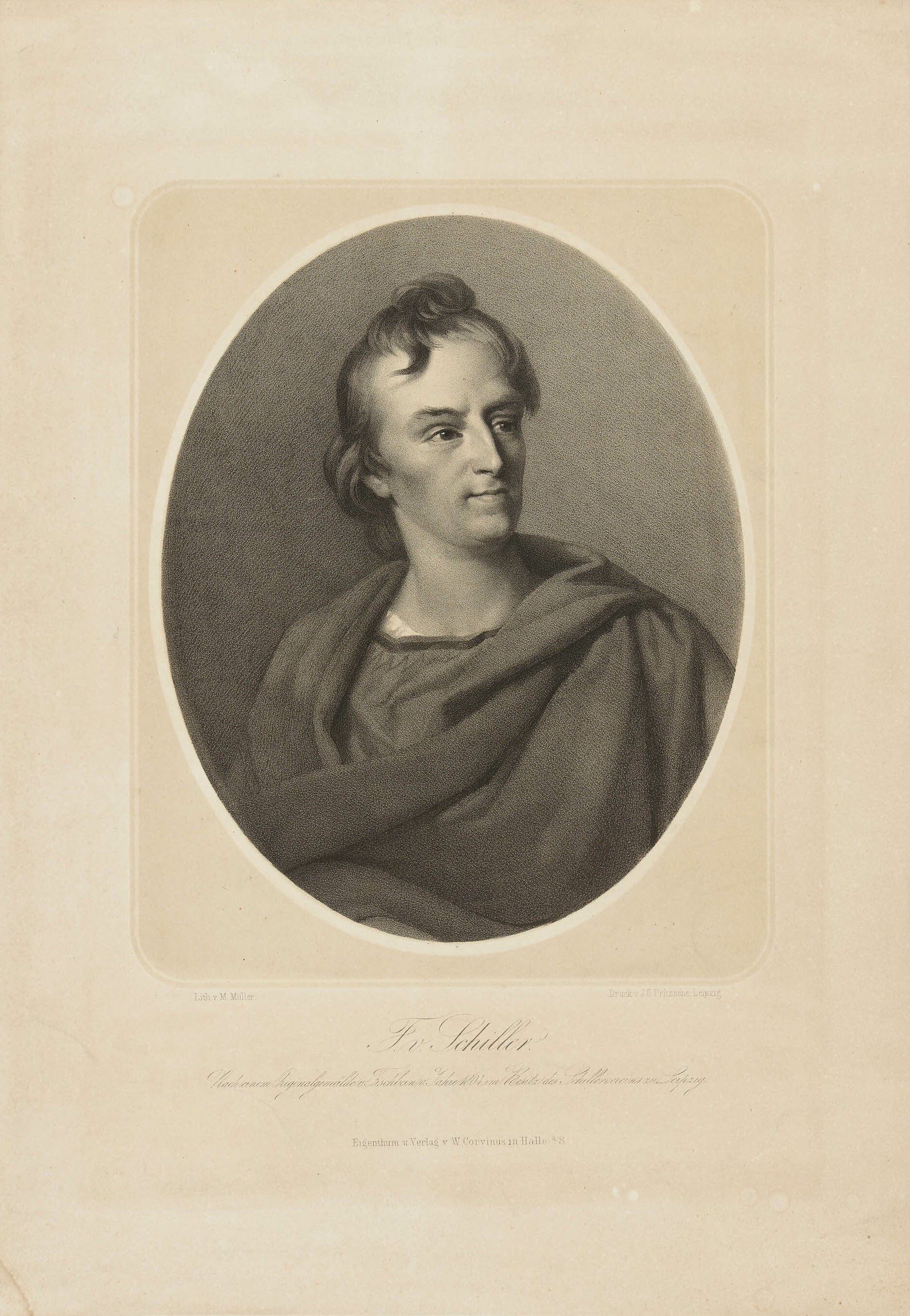 Johann Friedrich August Tischbein, Bildnis Friedrich Schiller