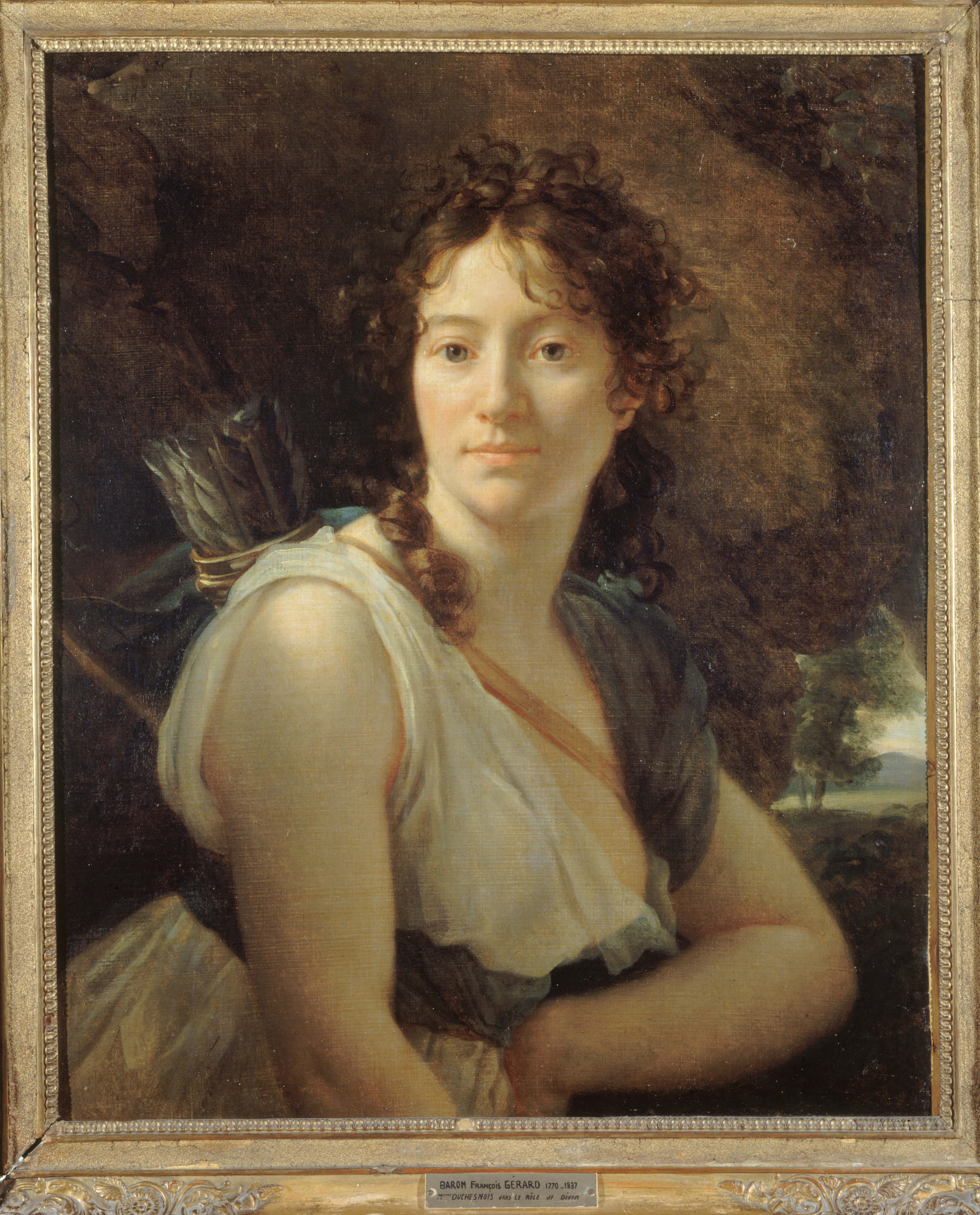 François Gérard, Portrait de Mademoiselle Duchesnois (1777-1835), sociétaire de la Comédie-Française, dans le rôle de Didon