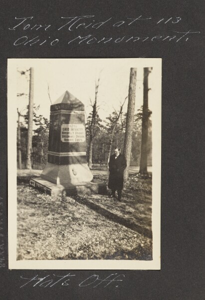 Unknown, [Tom Reid at 113 Ohio Monument]