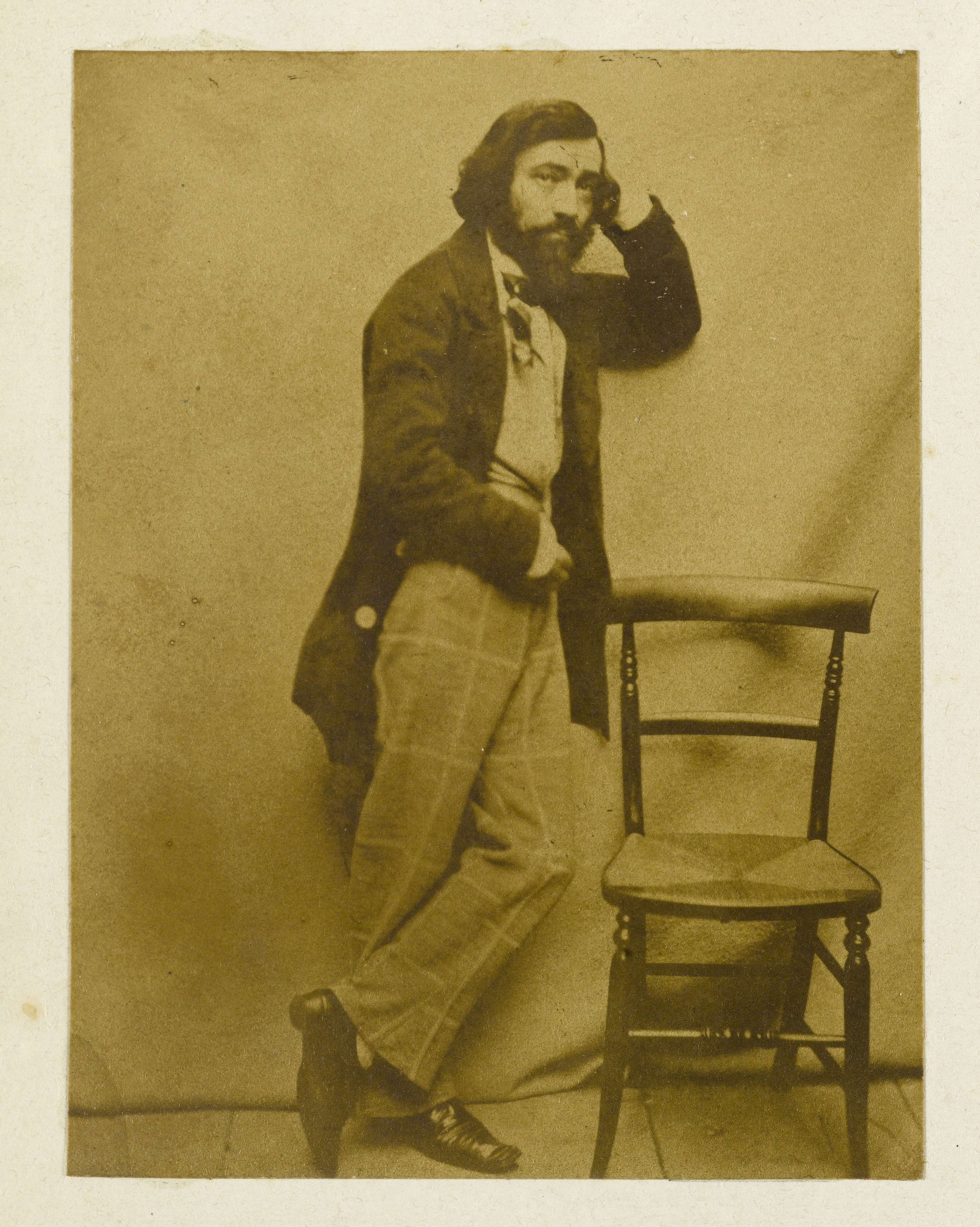 Anonyme, Album Asplet, folio 5 recto, portrait d'un proscrit