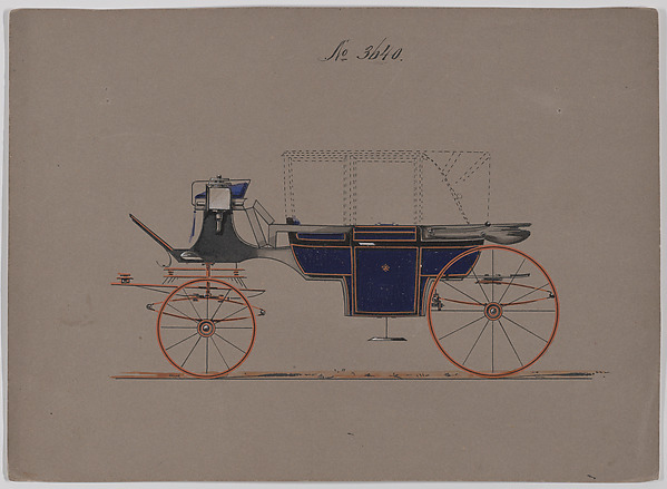Brewster & Co., Design for Landau, No. 3640