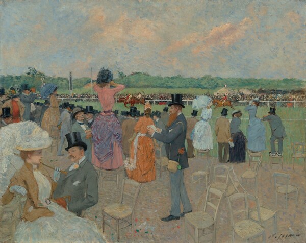 Jean-Louis Forain, The Races at Longchamp