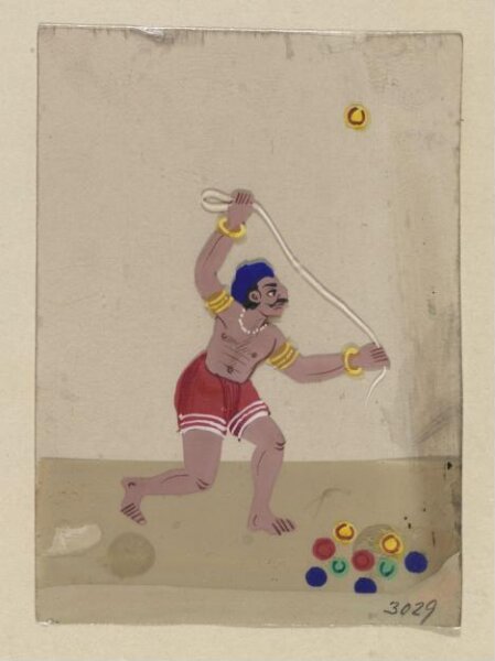 Unknown, One of twelve paintings of occupations, mainly entertainers.