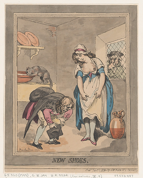 Thomas Rowlandson, New Shoes