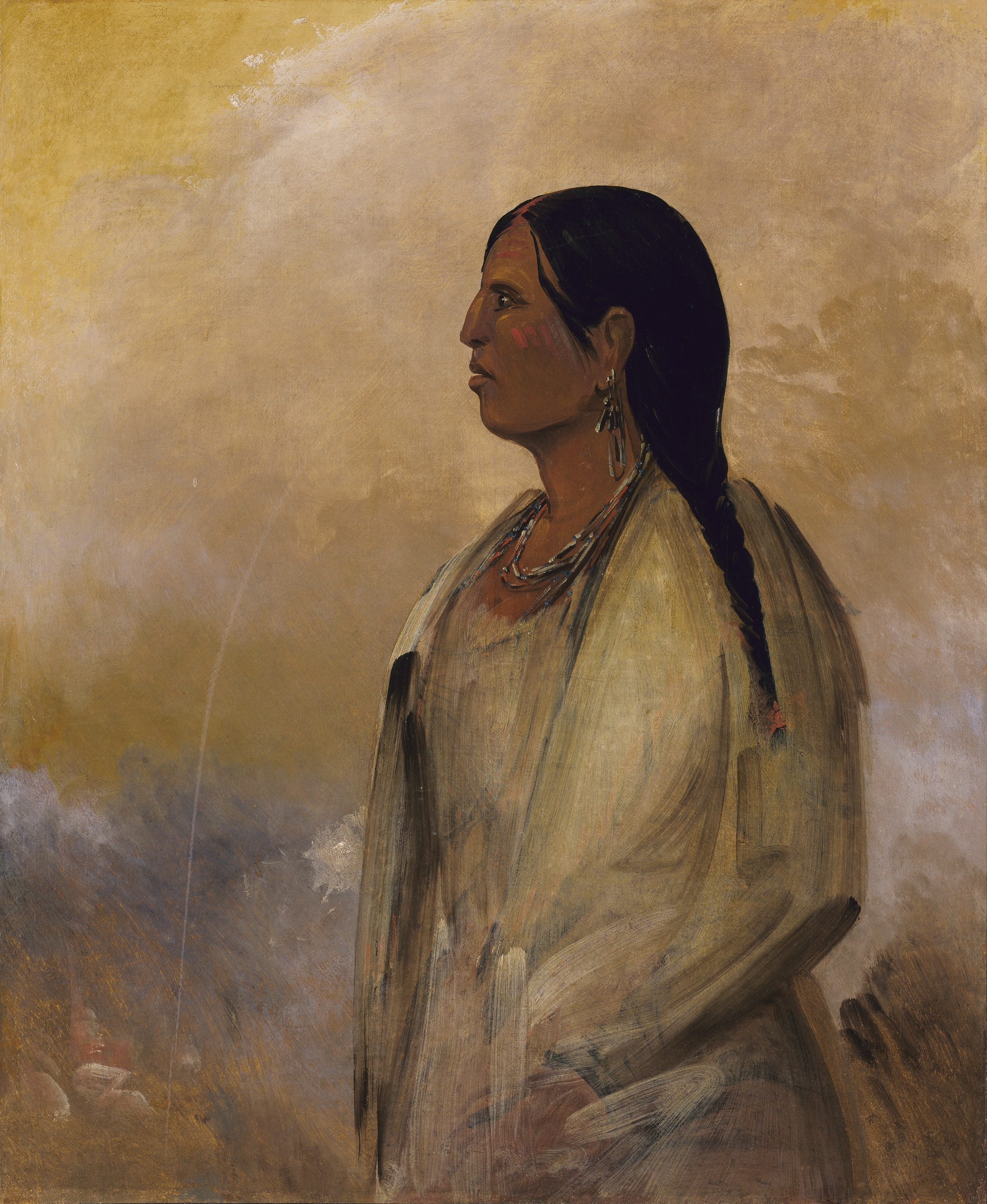 George Catlin, A Choctaw Woman