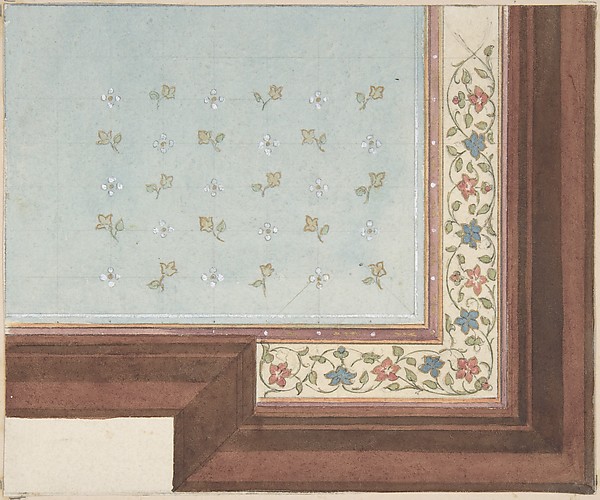 Jules-Edmond-Charles Lachaise, Design for Ceiling, Hôtel Hope
