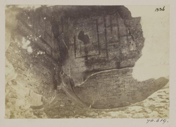 Parker, John Henry, Excavations, 1869 - Painted Chamber in one of the ruined houses of the first century, near the railway station, (destroyed in 1870)