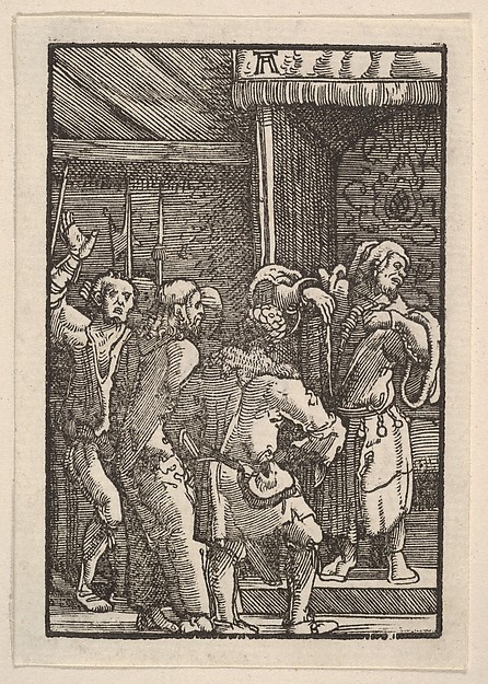 Albrecht Altdorfer, Christ Before Caiaphas, from "The Fall and Salvation of Mankind Through the Life and Passion of Christ"