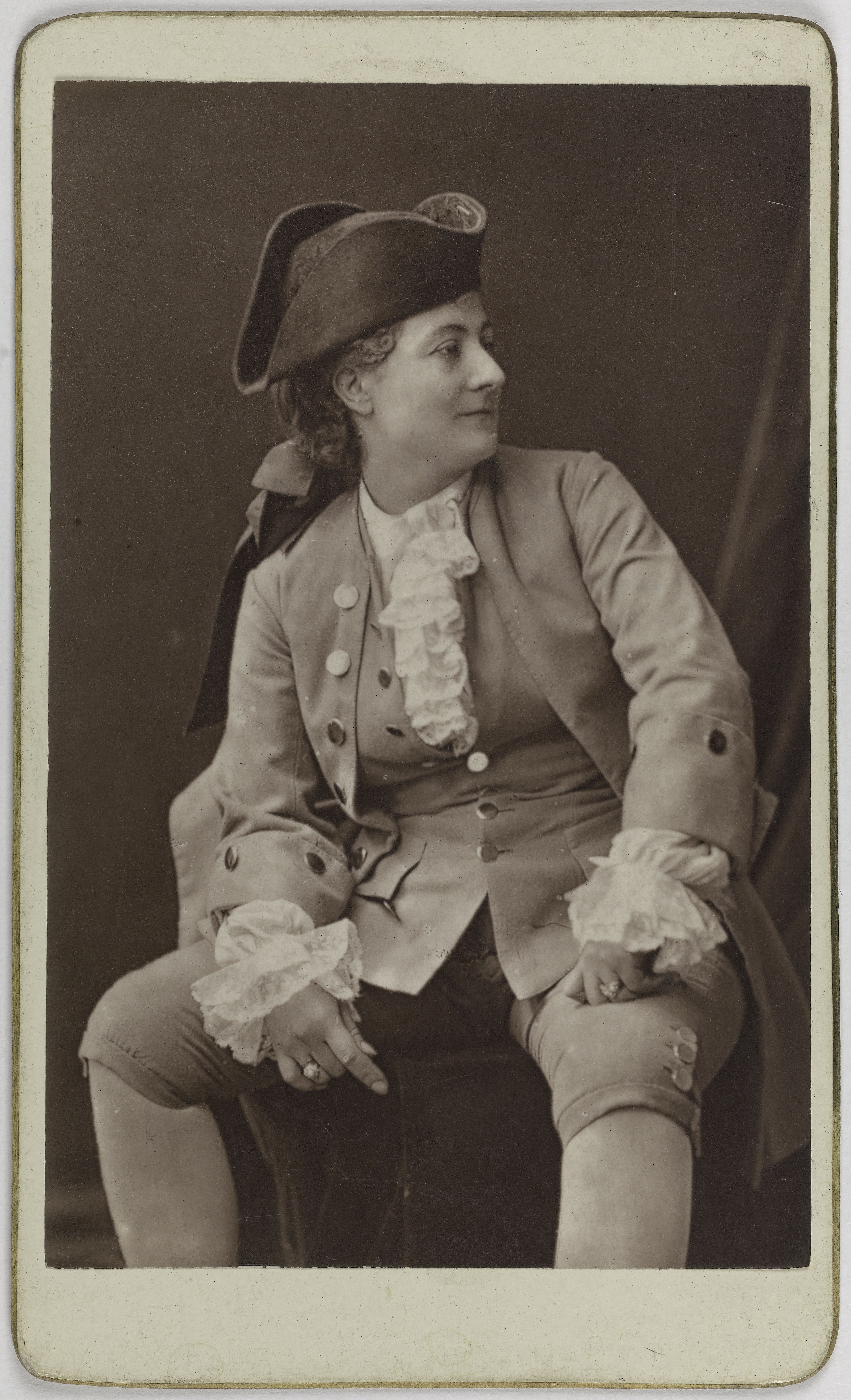 Anonyme, Portrait de Mme Peschard, (née Marie Blanche Renouleau), (-1888), (actrice)