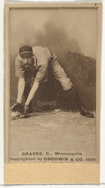Goodwin & Company, Frank Norris Graves, Catcher, Minneapolis, from the Old Judge series (N172) for Old Judge Cigarettes
