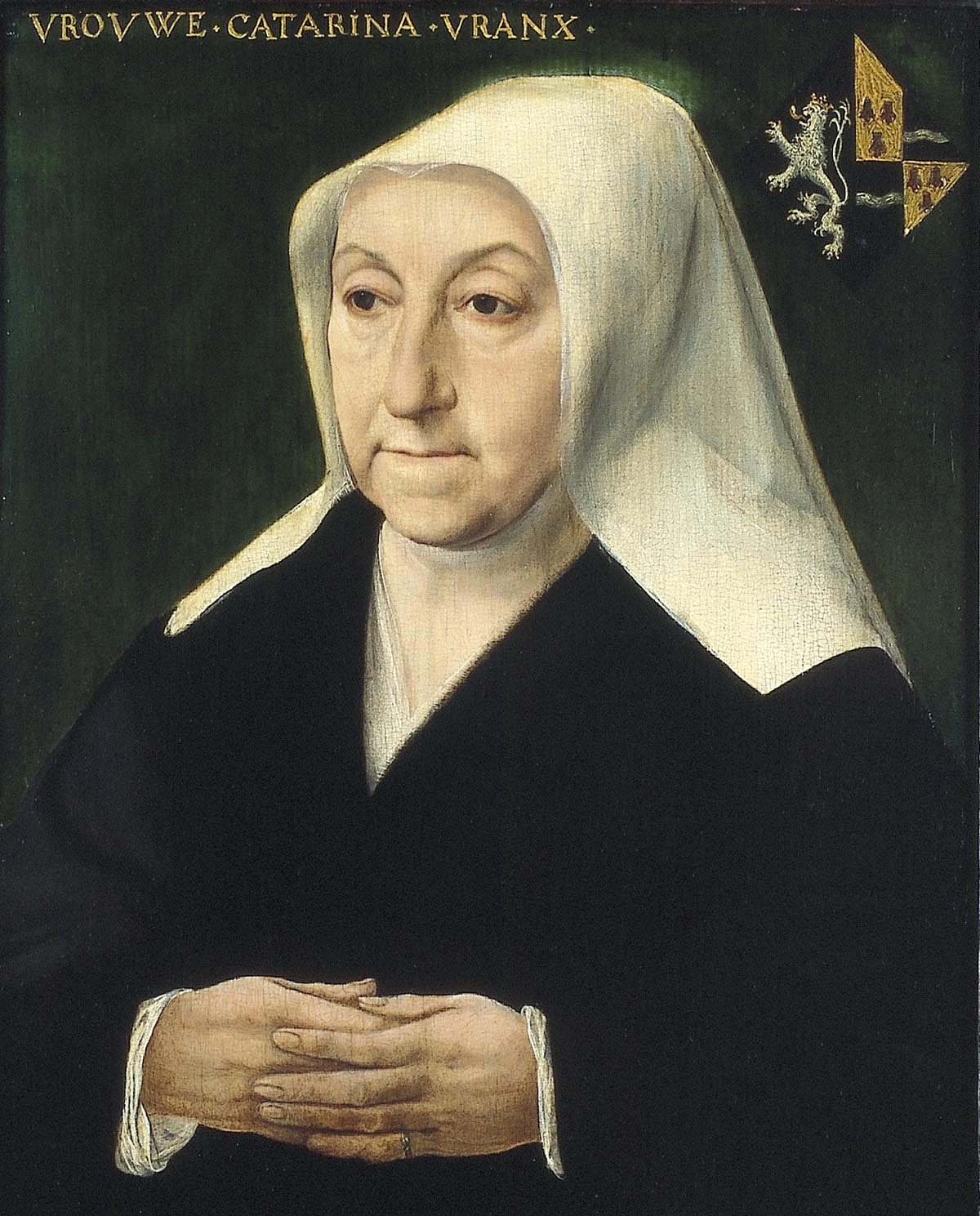 Jan Mostaert, Double portrait of Adriaen van de Broucke and his wife Catharina Vranx