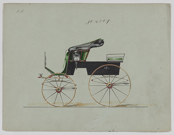 Brewster & Co., Design for Stanhope Phaeton, no. 4009