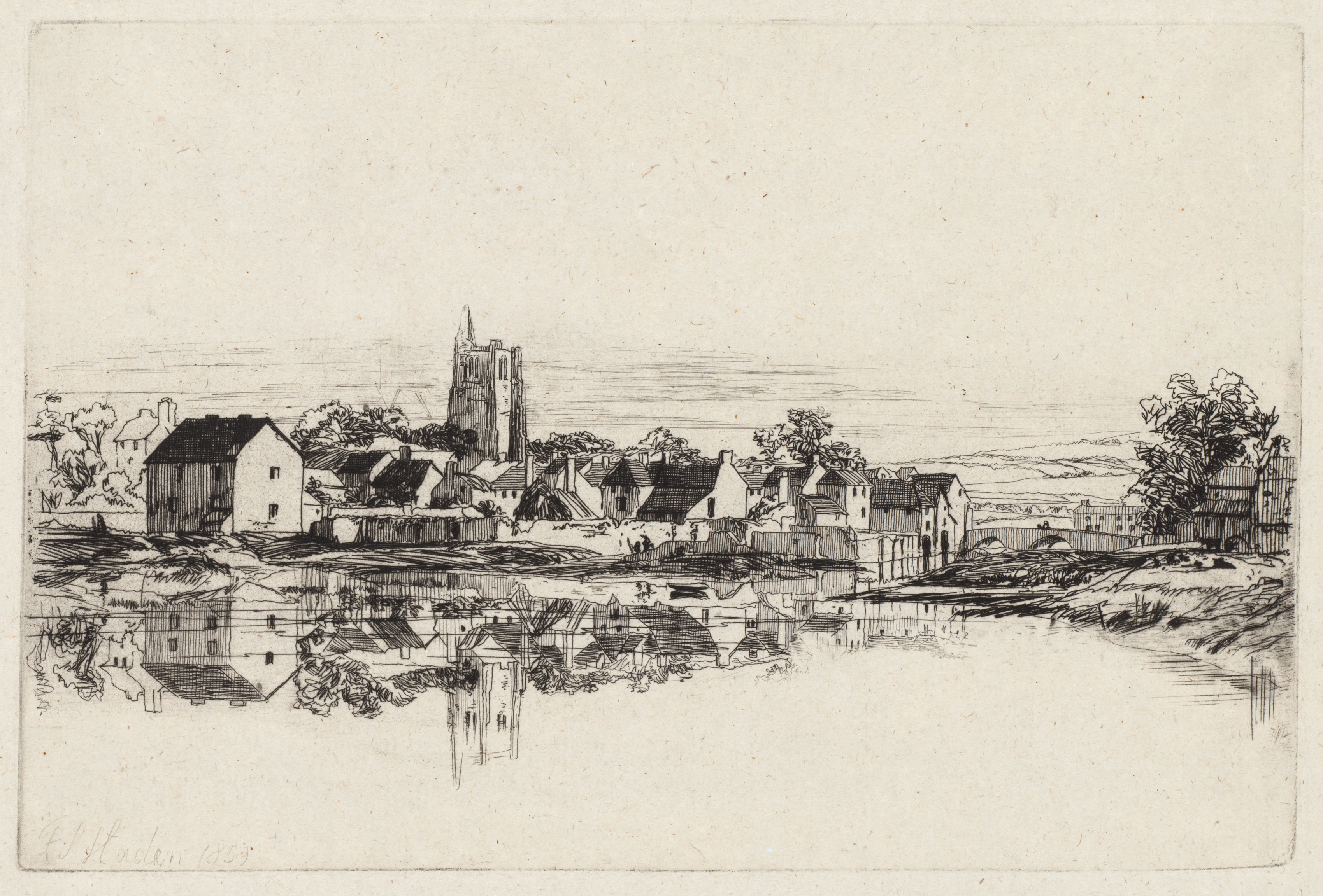 Francis Seymour Haden, Kidwelly Town